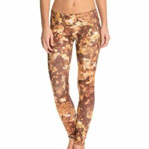ONZIE Mid Rise Leggings Gold Coins print XS